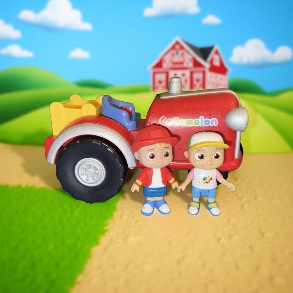 CoComelon Official Musical Tractor w/Sound Songs & Exclusive Farm JJ Figure